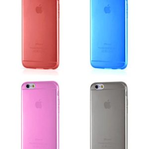 Obojena silikonska maska za iPhone i Samsung + Gratis staklo