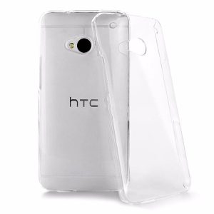 HTC One M7 silikonska maska - prozirna