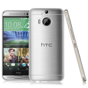 HTC One M9 silikonska maska - prozirna
