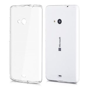 Microsoft Lumia 535 silikonska maska - prozirna