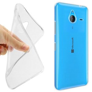 Microsoft Lumia 640 XL silikonska maska - prozirna