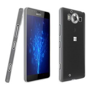 Microsoft Lumia 950 silikonska maska - prozirna