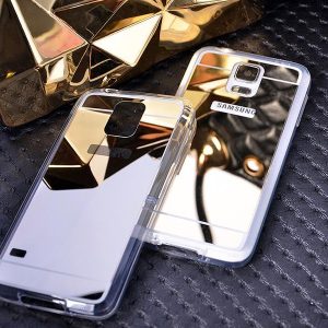 Samsung Galaxy S5 ALU maska MIRROR - srebrna