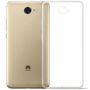 Huawei Y7 silikonska maska - prozirna