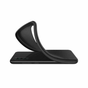 Huawei P40 lite E silikonska maska - crna