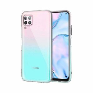 Huawei P40 lite silikonska maska - prozirna