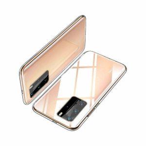 Huawei P40 Pro silikonska maska - prozirna